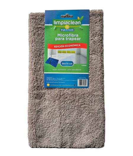 Microfibra para trapear Limpiaclean 50x70 cm afelpado
