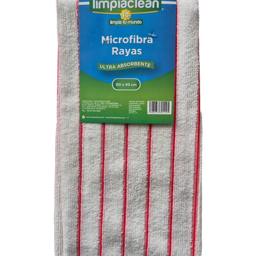Microfibra Rayas Limpiaclean 60x40 cm