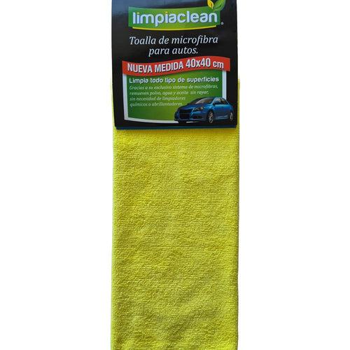 Microfibra Autos Limpiaclean 40x40 cm