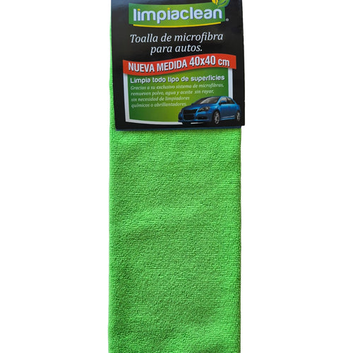 Microfibra Autos Limpiaclean 40x40 cm