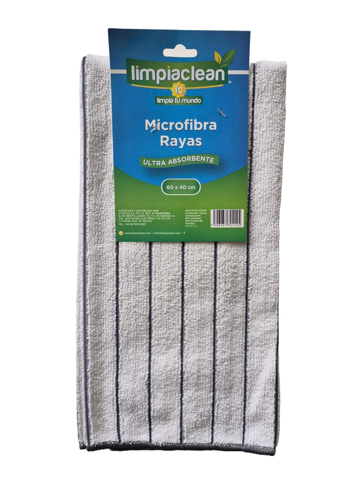 Microfibra Rayas Limpiaclean 60x40 cm