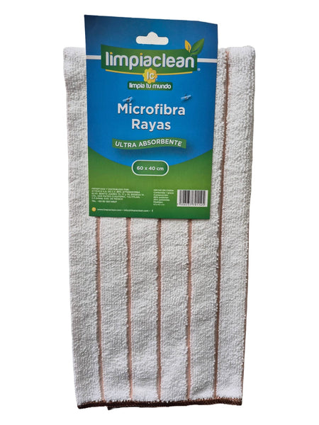 Microfibra Rayas Limpiaclean 60x40 cm