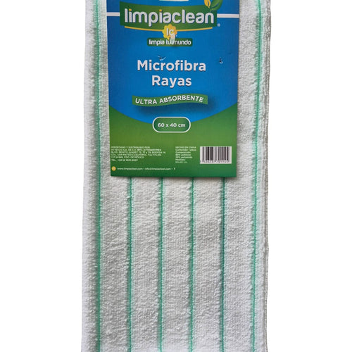 Cargar la imagen en el visor de la galería, Microfibra Rayas Limpiaclean 60x40 cm
