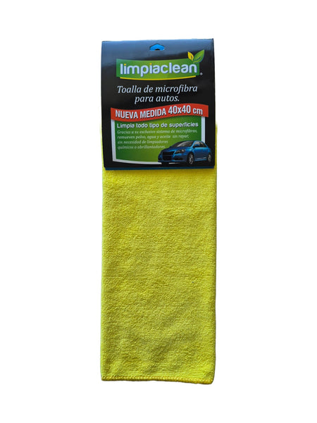 Microfibra Autos Limpiaclean 40x40 cm