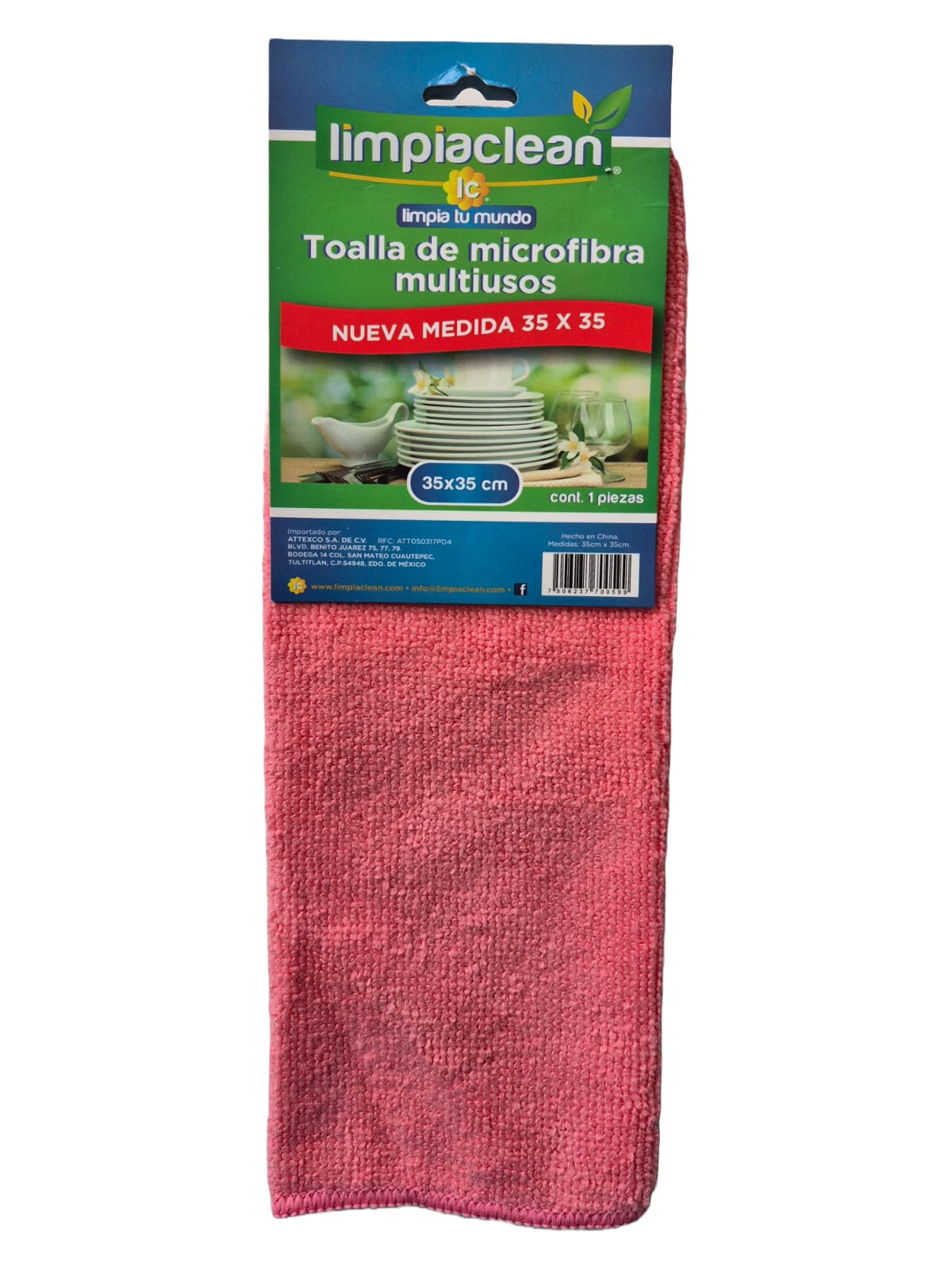 Microfibra Multiusos Limpiaclean 35x35 cm