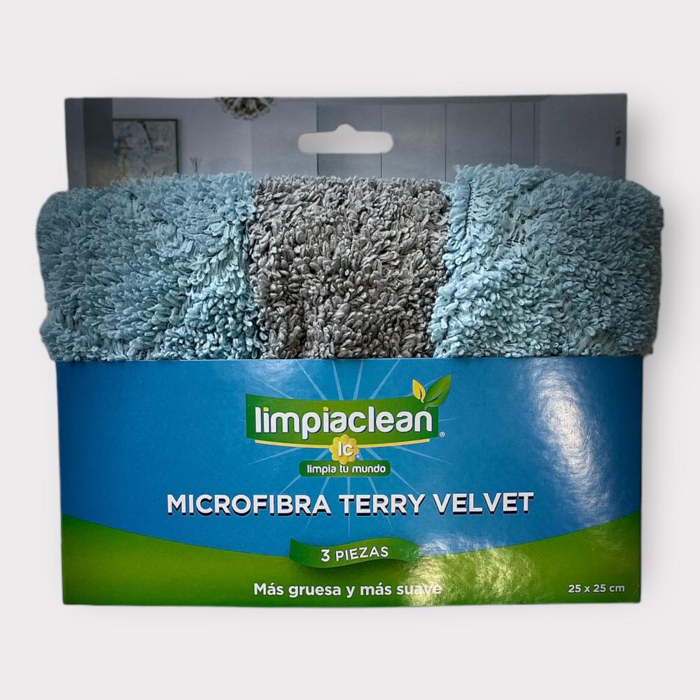 Microfibra Terry Velvet 3 pack 25x25