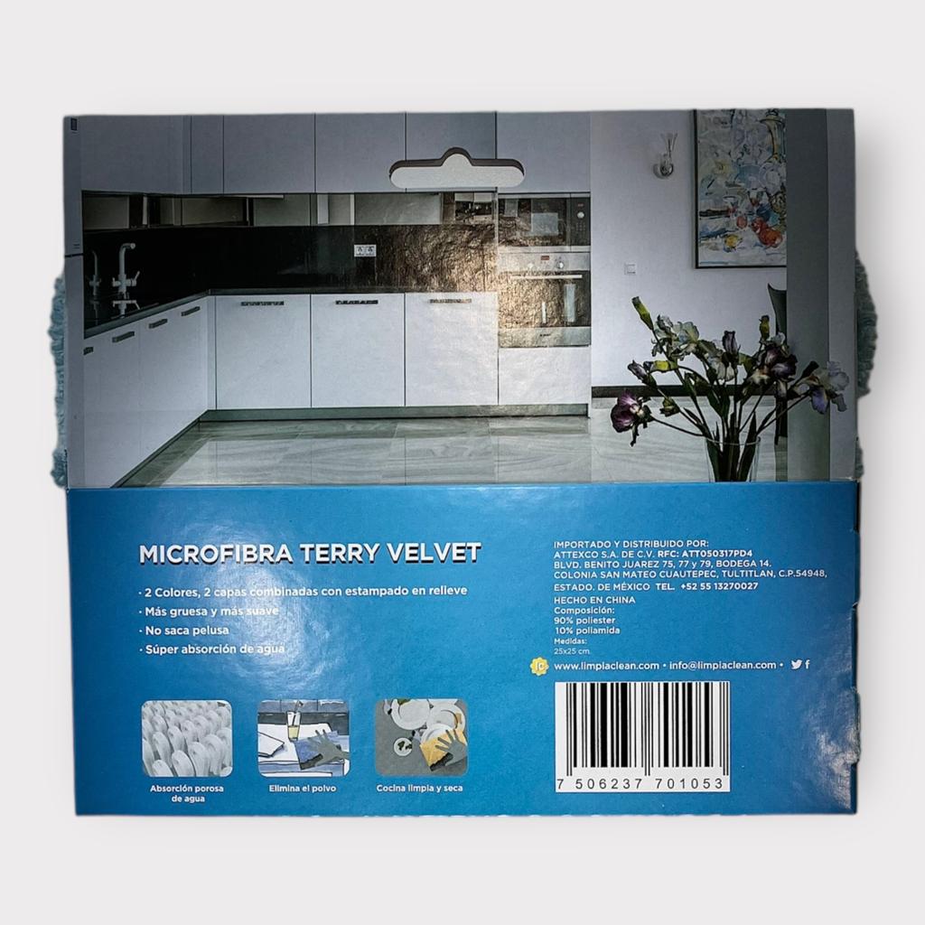 Microfibra Terry Velvet 3 pack 25x25