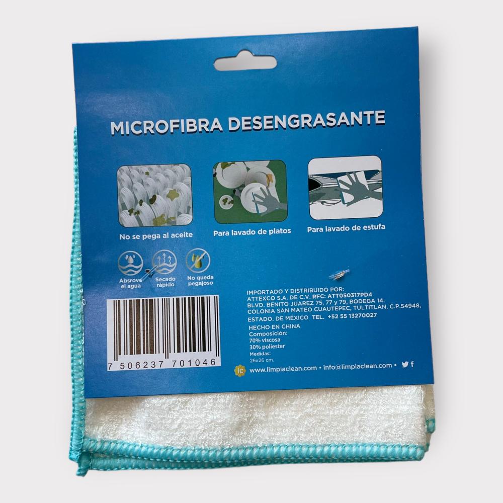 Microfibra Desengrasante 3 pack 26x26