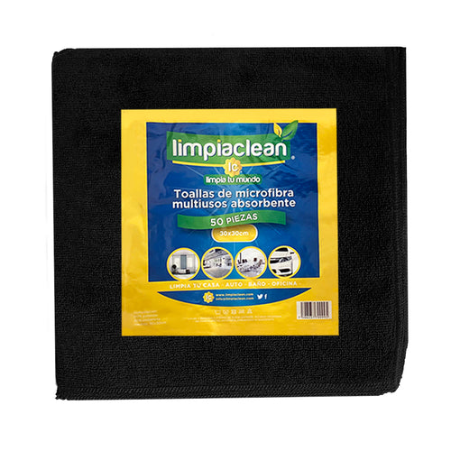 Cargar la imagen en el visor de la galería, 50 Pack Microfibra Limpiaclean 30x30 cm
