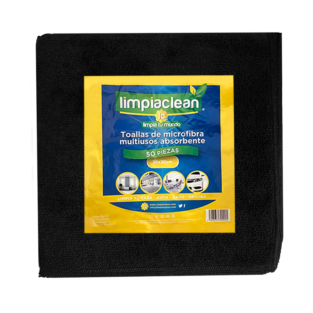50 PACK MicroFibra Limpiaclean 30x30 cm