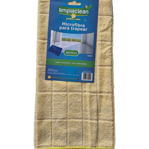 Cargar la imagen en el visor de la galería, Microfibra para trapear Limpiaclean 50x70 cm con textura de cuadros
