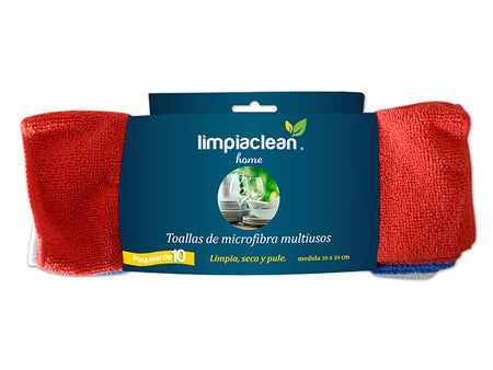 pack 5 Toallas pequeñas microfibra absorbente para baño hogar 35x75cm  GENERICO