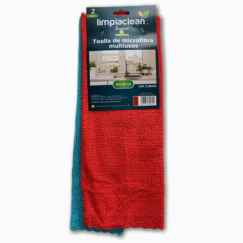 2 Pack Microfibra Limpiaclean 30x30 cm